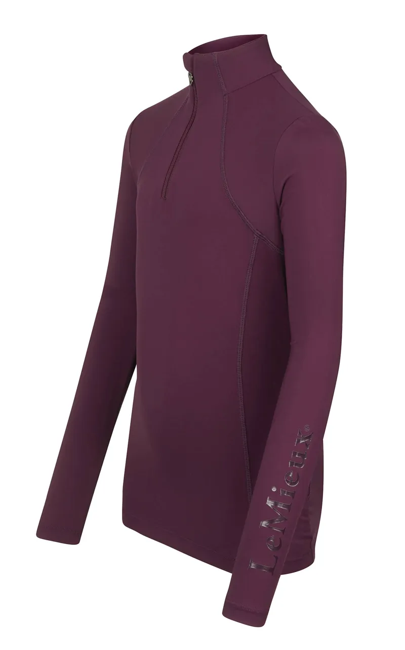 LeMieux Young Rider Base Layer in Grape-4